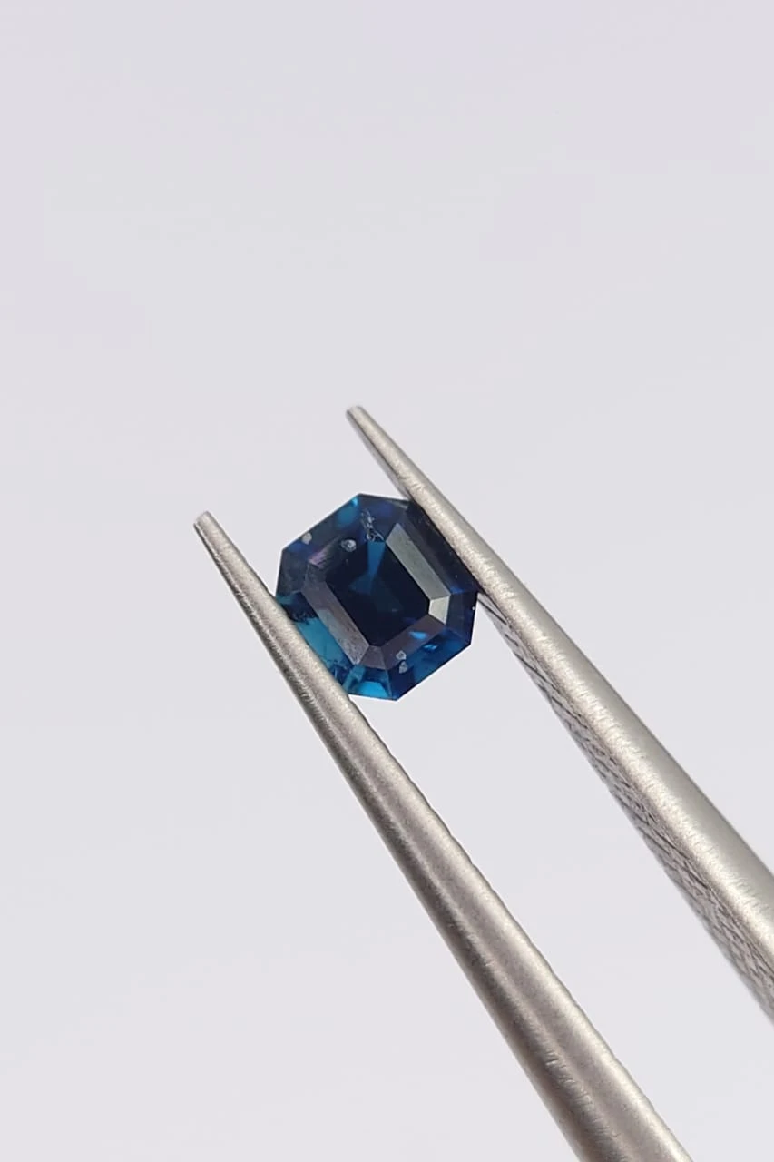 0.20ct Asscher Cut  Tourmaline Loose Gemstone from Afghanistan — view 2
